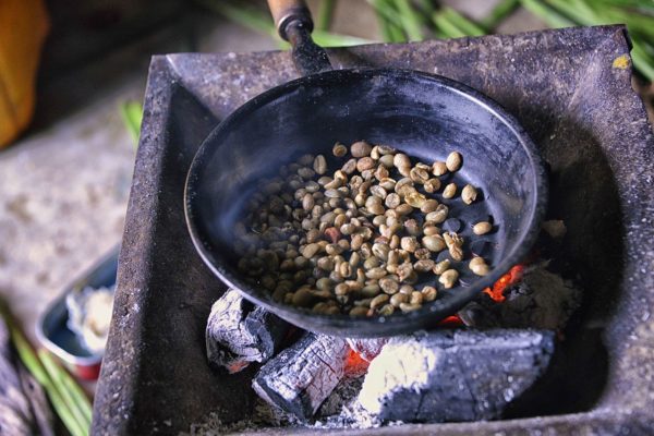 Coffee Bean Roasting, Ethiopia
