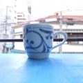 砥部焼 公水窯のカップ